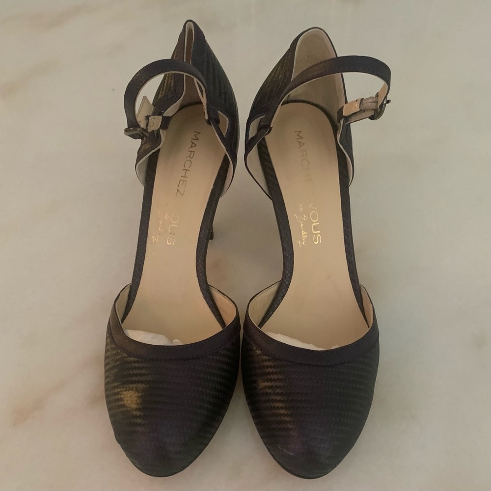 Marchez Vous Black Heels